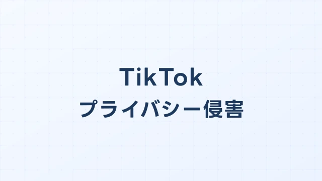 TikTok(ティックトック)で盗撮・晒し動画、開示請求で犯人を特定